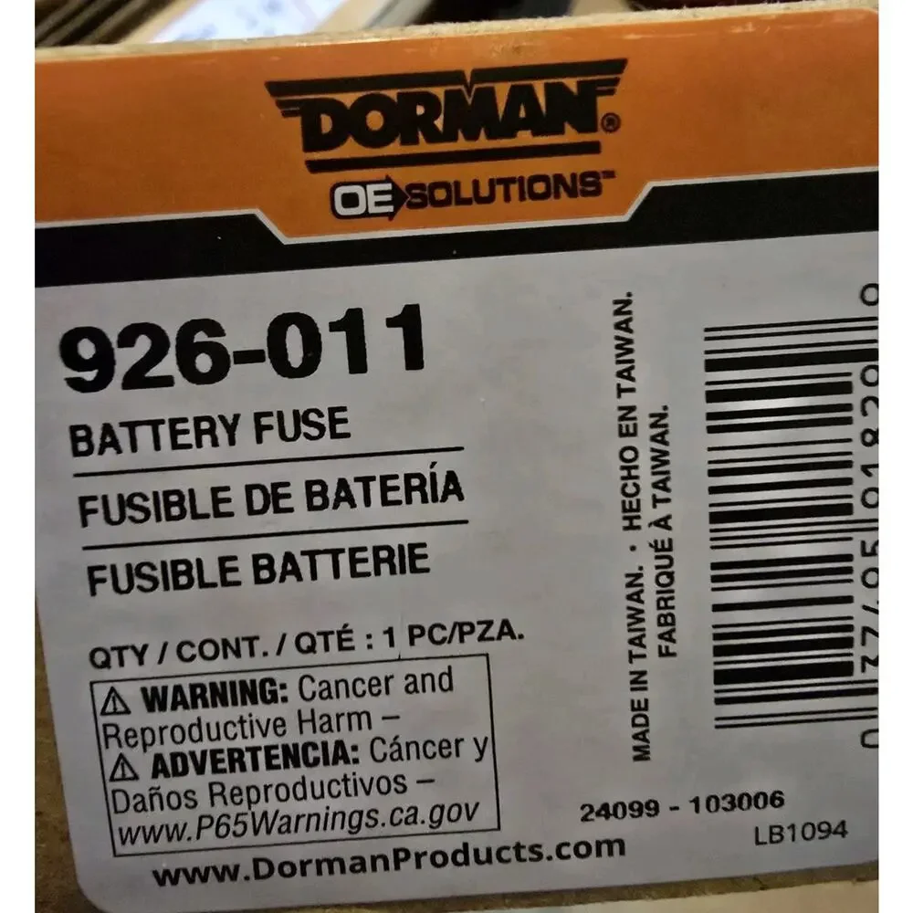 Dorman 926-011 Battery Fuse fits Hyundai Sonata Tucson 18790-01318 #P1